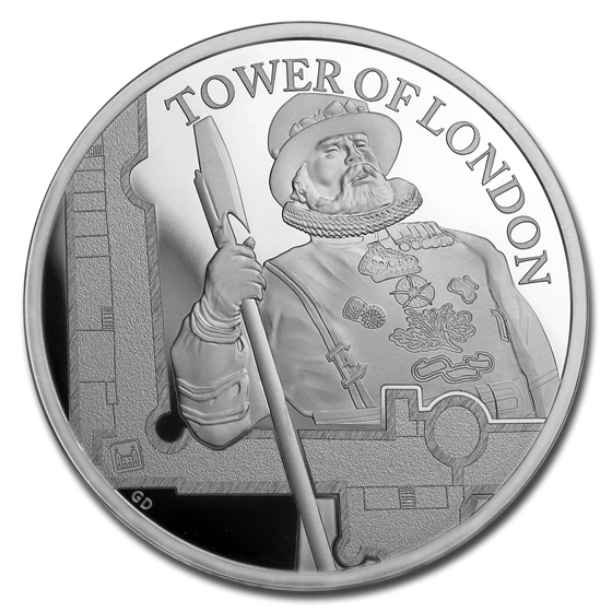 2019 Great Britain Silver £5 Proof The Yeoman Warders Piedfort 2019 Great Britain Silver £5 Proof The Yeoman Warders Piedfort